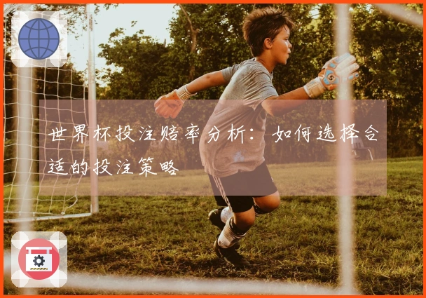 世界杯投注赔率分析：如何选择合适的投注策略